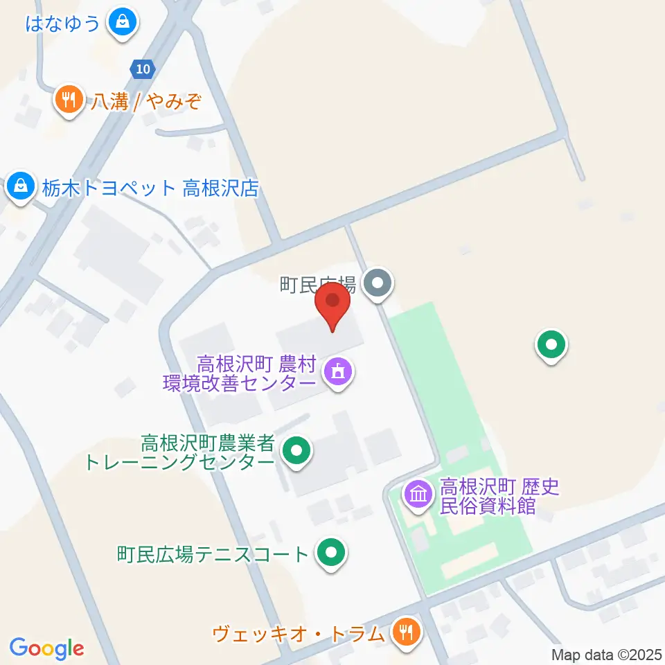 高根沢町町民ホール周辺のホテル一覧地図