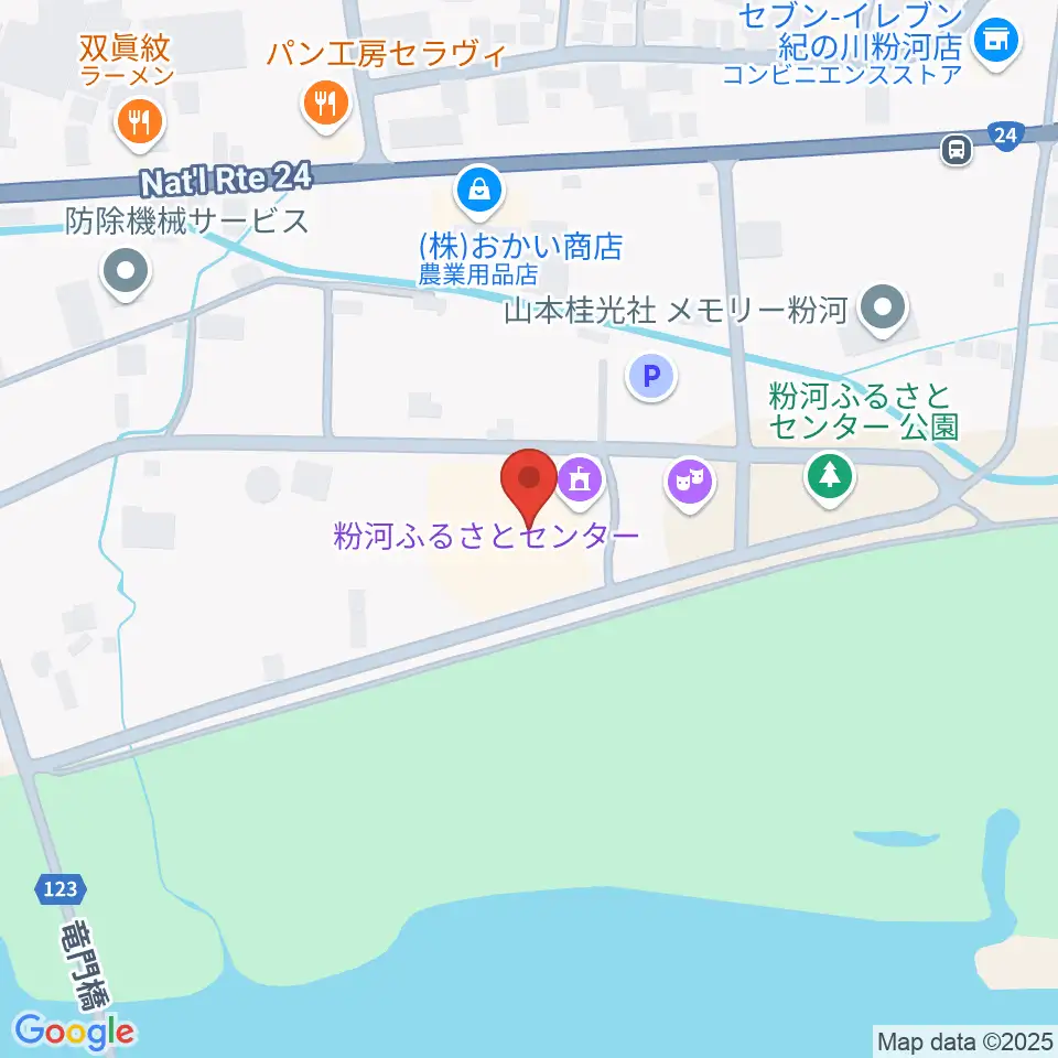 粉河ふるさとセンター周辺のホテル一覧地図
