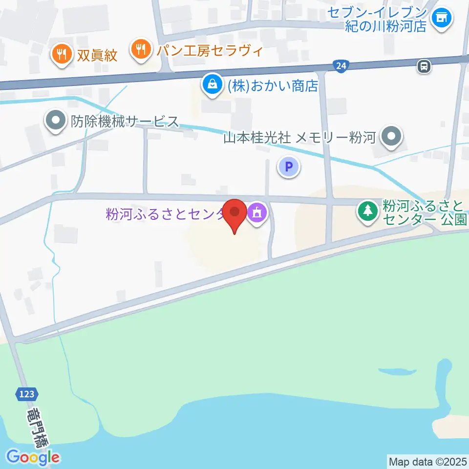 粉河ふるさとセンター周辺のホテル一覧地図