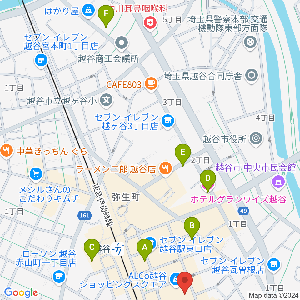 LoCo Music Studio周辺のホテル一覧地図