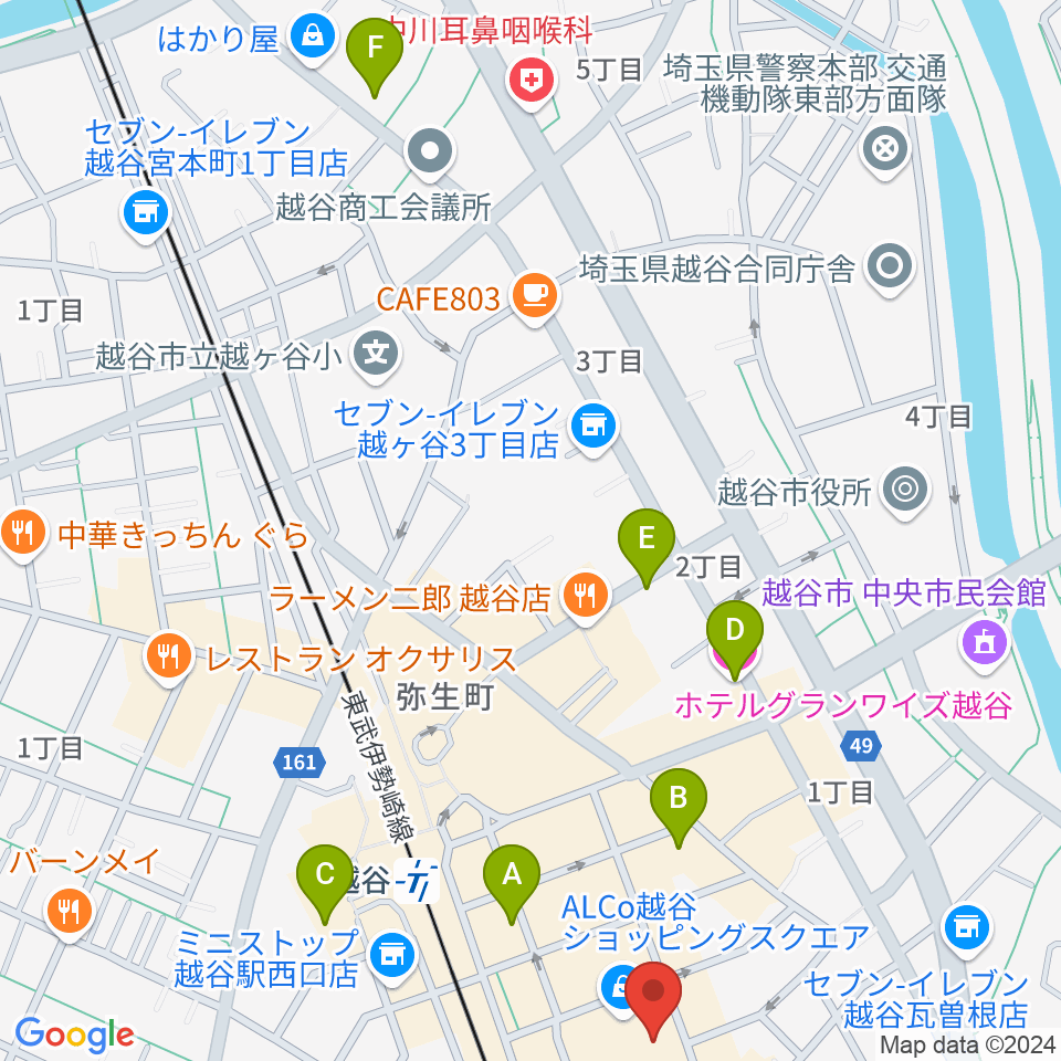 LoCo Music Studio周辺のホテル一覧地図