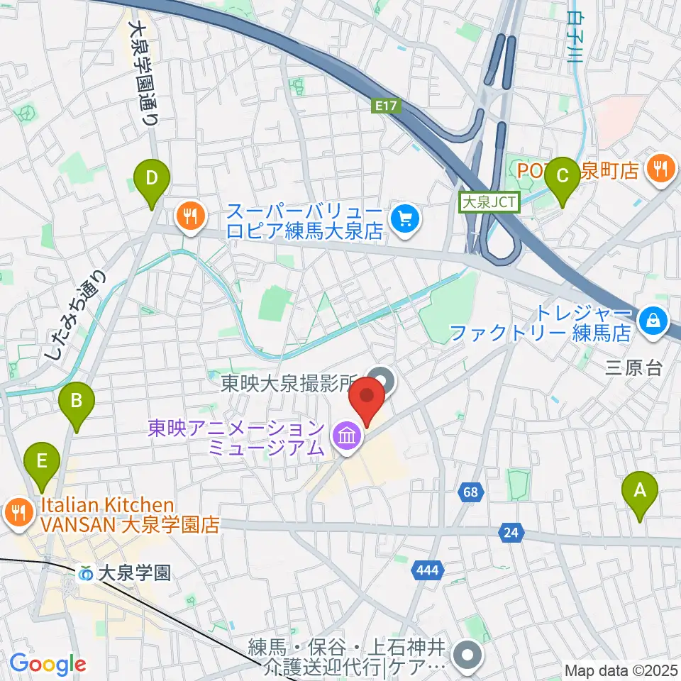 T・ジョイSEIBU大泉周辺のホテル一覧地図