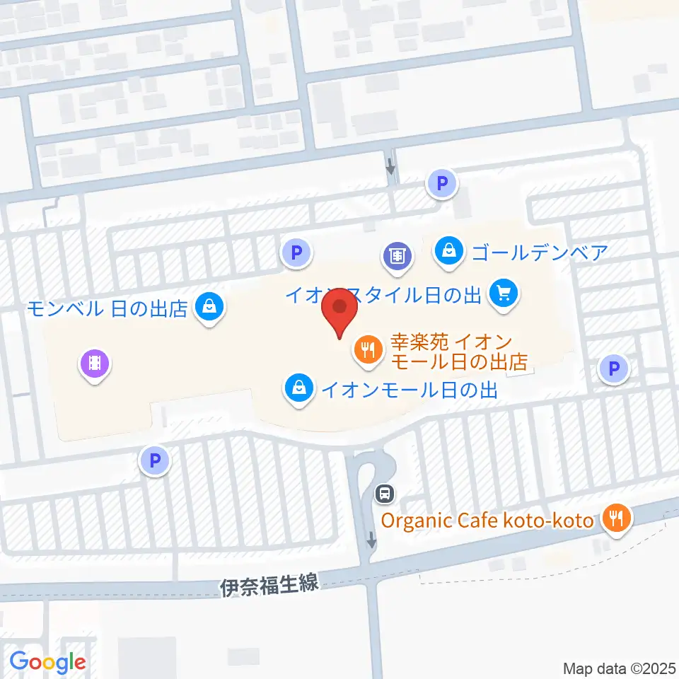 イオンシネマ日の出周辺のホテル一覧地図