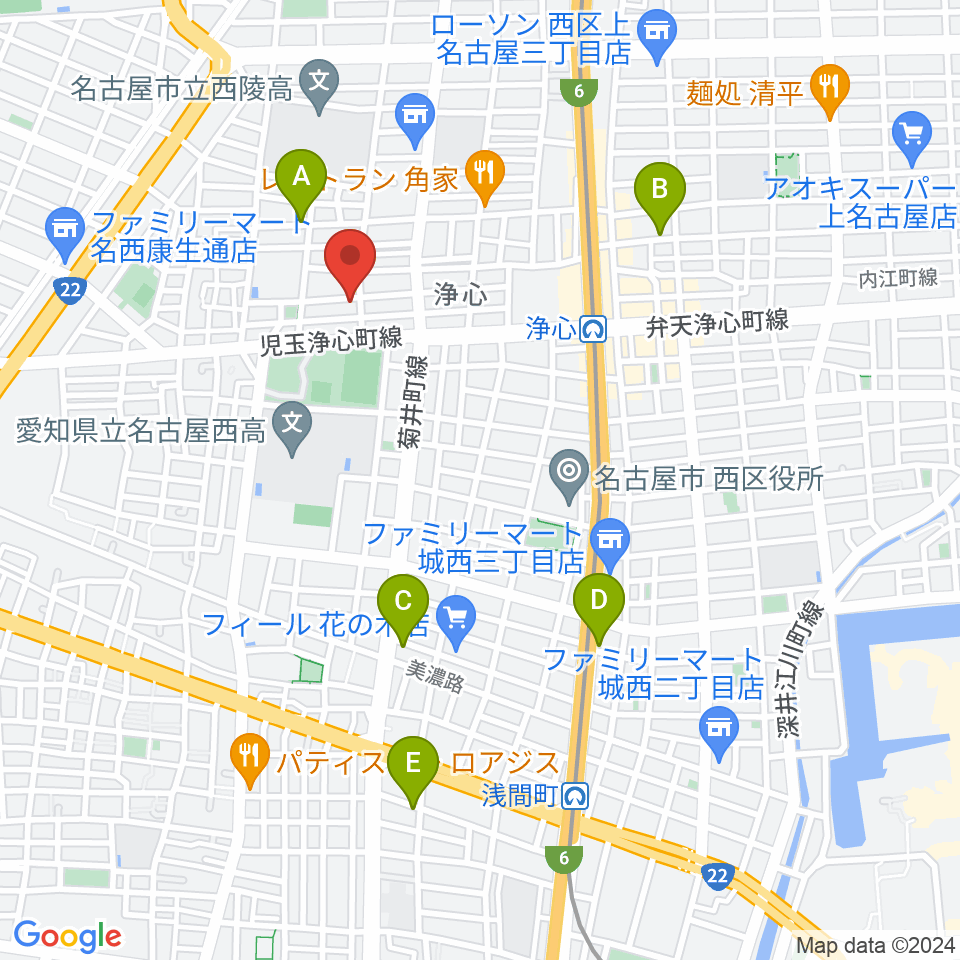 Swon Studio周辺のホテル一覧地図