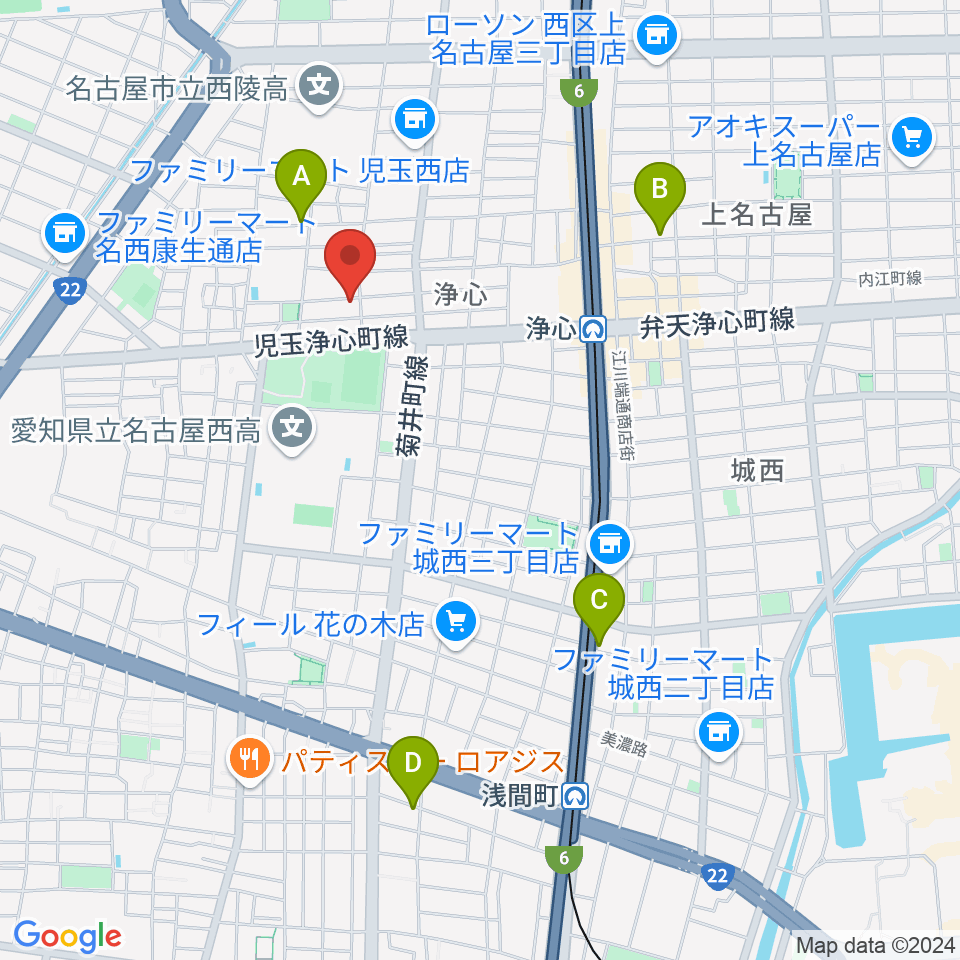 Swon Studio周辺のホテル一覧地図