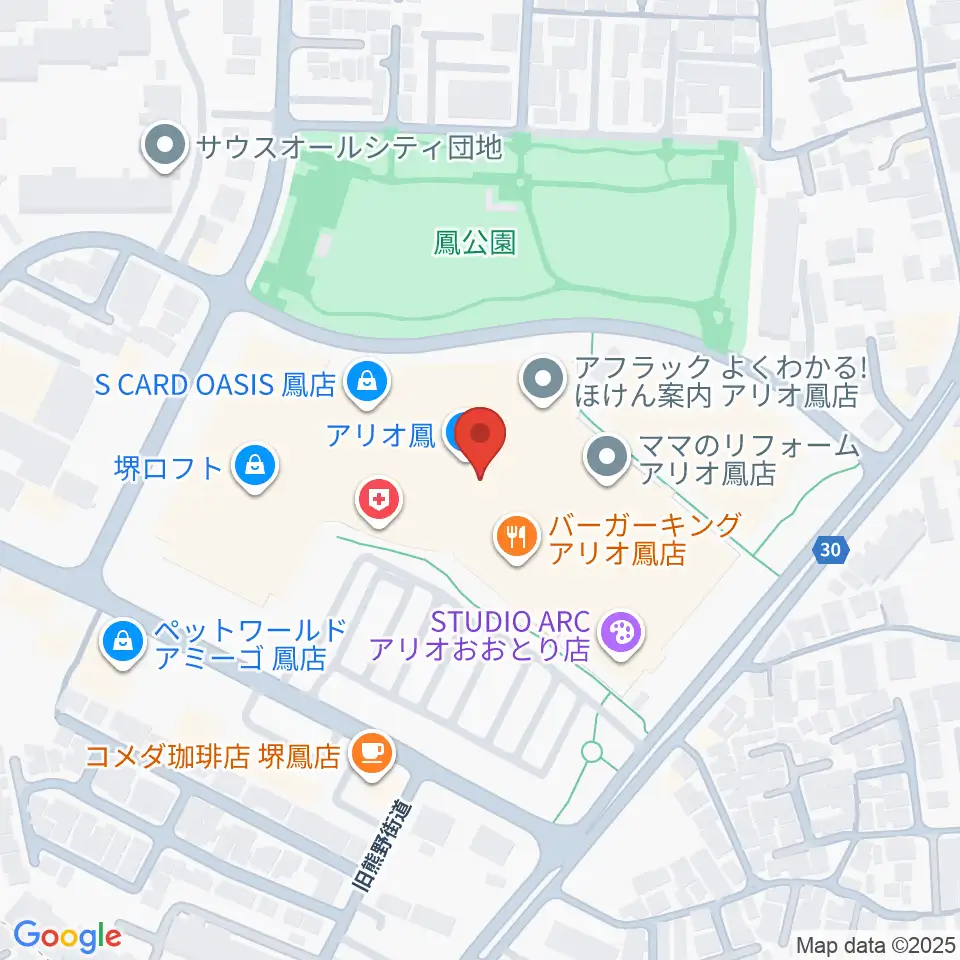 TOHOシネマズ鳳周辺のホテル一覧地図