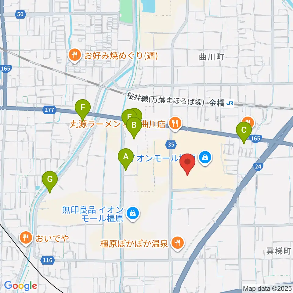 TOHOシネマズ橿原周辺のホテル一覧地図