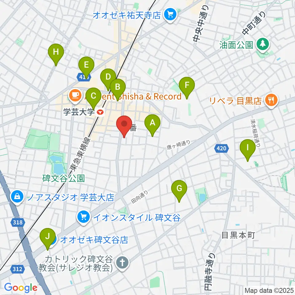 フォレストミュージック周辺のホテル一覧地図