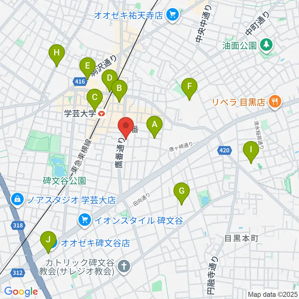 フォレストミュージック周辺のホテル一覧地図