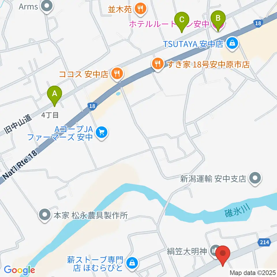 サウンドタム周辺のホテル一覧地図