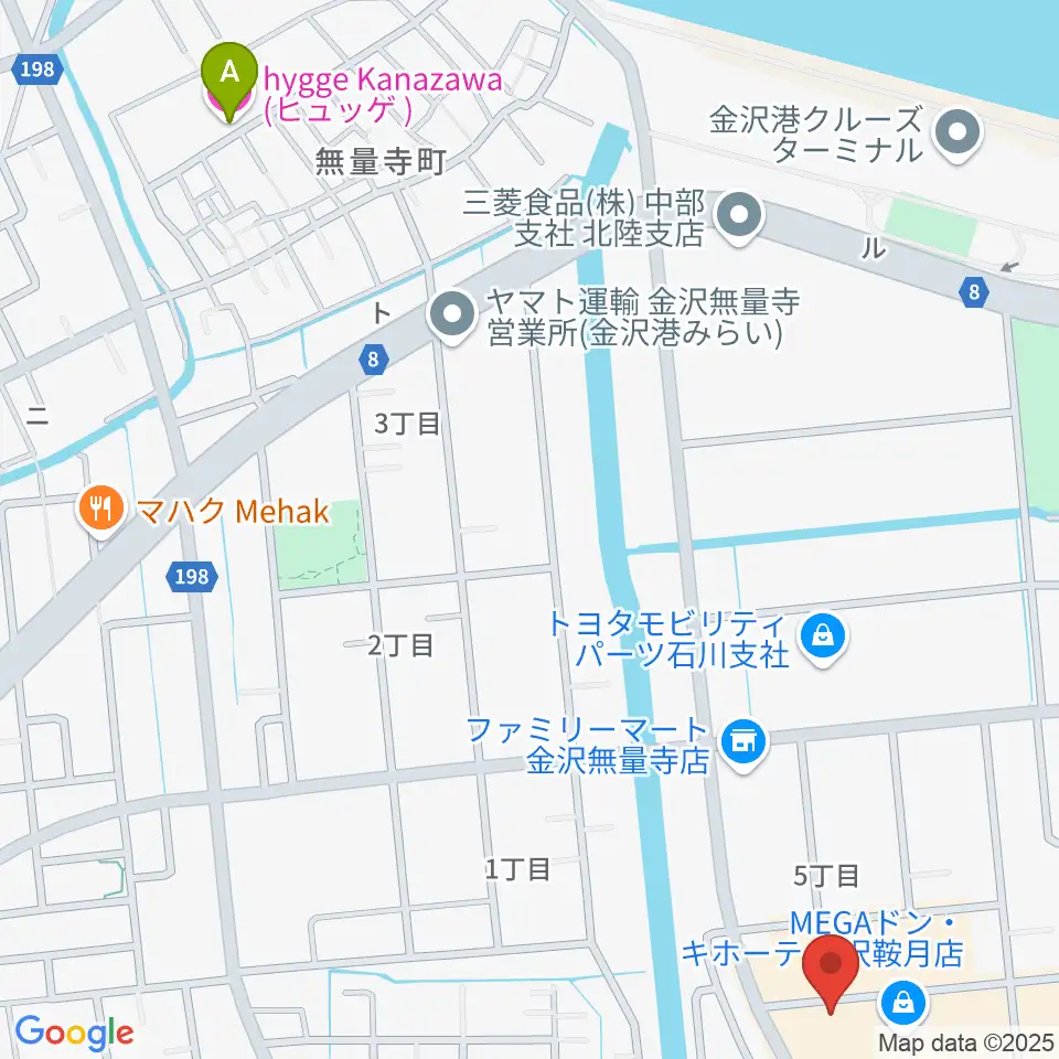 シネマワールド金沢周辺のホテル一覧地図