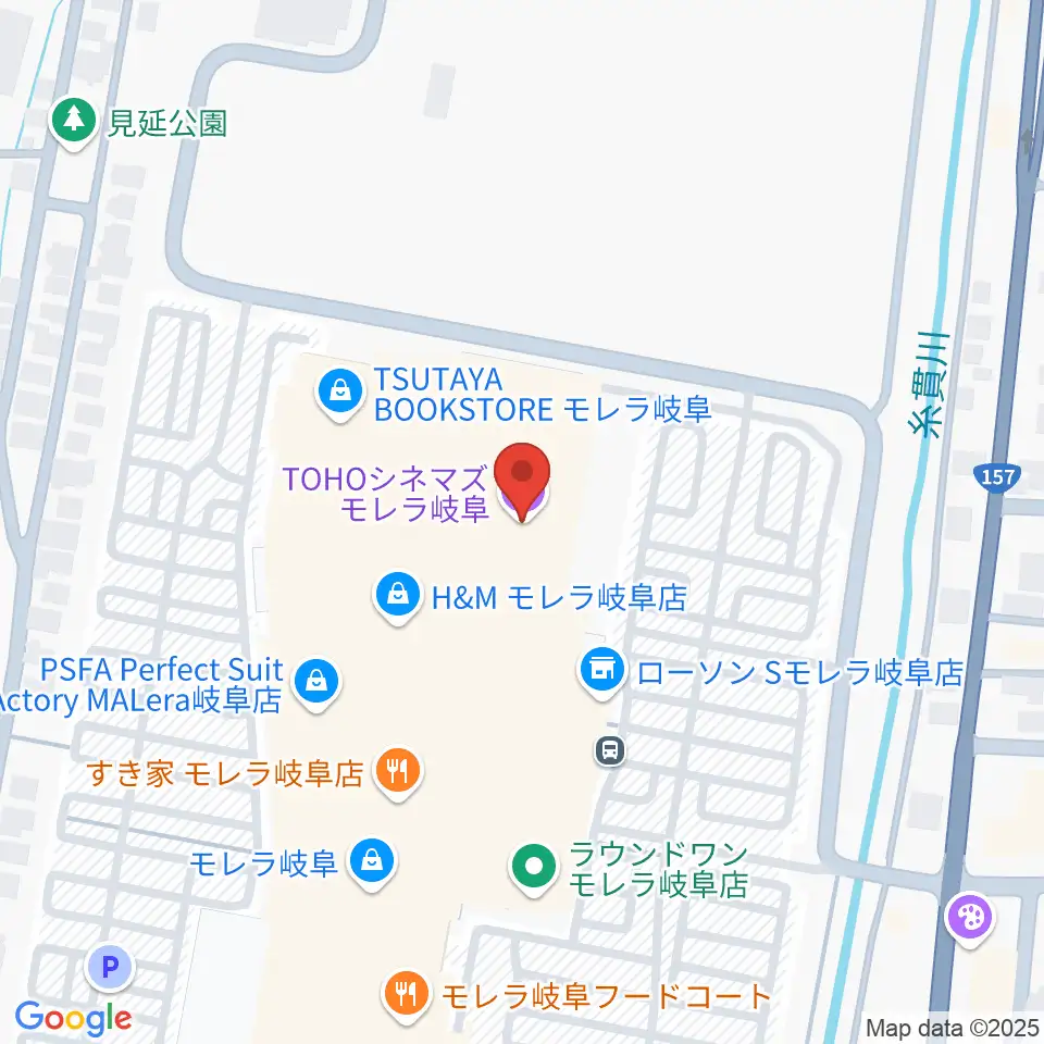 TOHOシネマズ モレラ岐阜周辺のホテル一覧地図