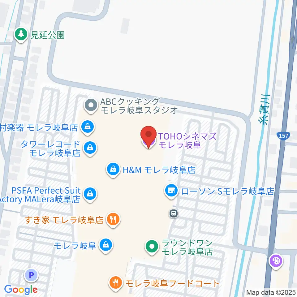 TOHOシネマズ モレラ岐阜周辺のホテル一覧地図