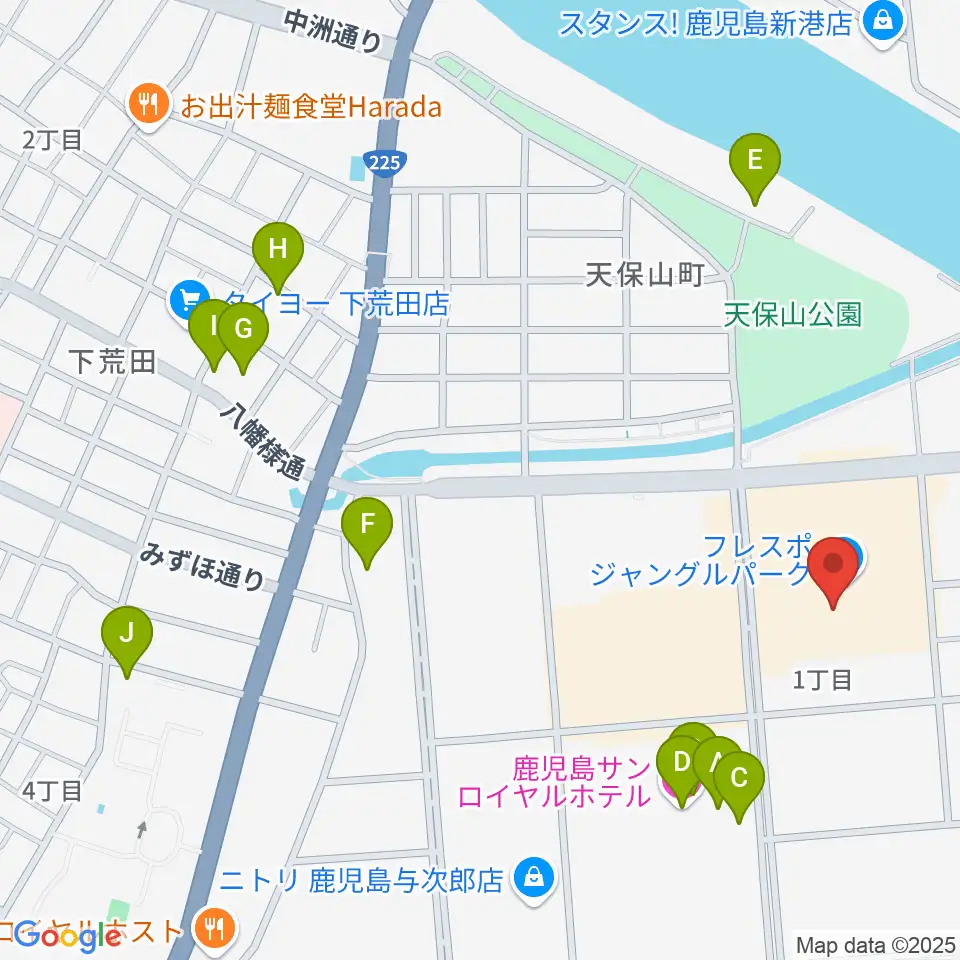 TOHOシネマズ与次郎周辺のホテル一覧地図