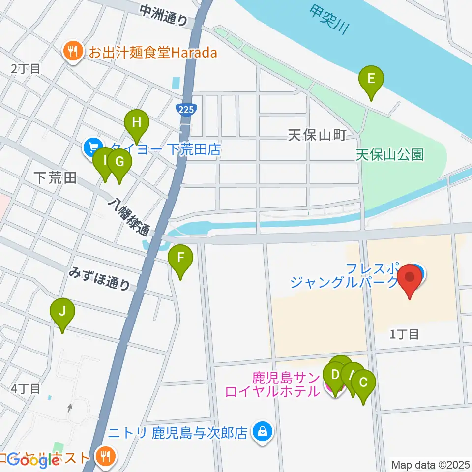 TOHOシネマズ与次郎周辺のホテル一覧地図