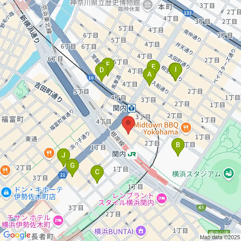 月桃荘スタジオ周辺のホテル一覧地図