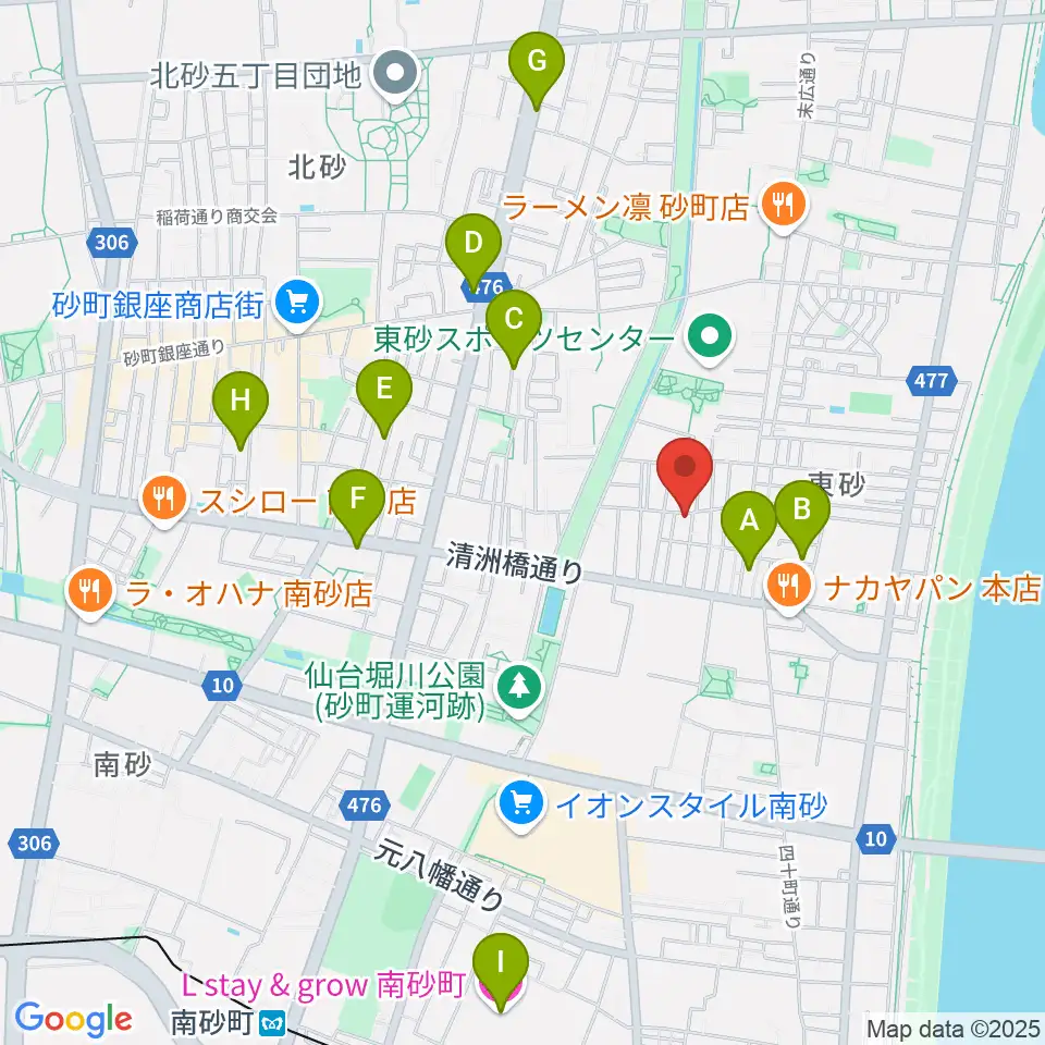 サンテクニカル周辺のホテル一覧地図