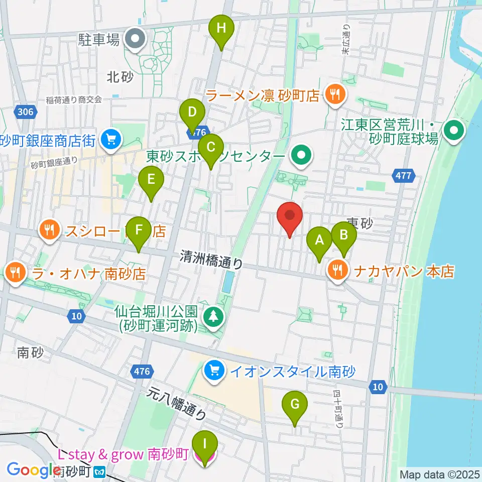 サンテクニカル周辺のホテル一覧地図
