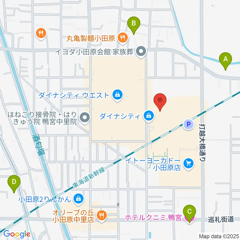 TOHOシネマズ小田原周辺のホテル一覧地図