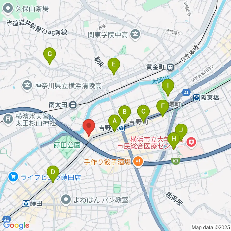 吉野町市民プラザ周辺のホテル一覧地図