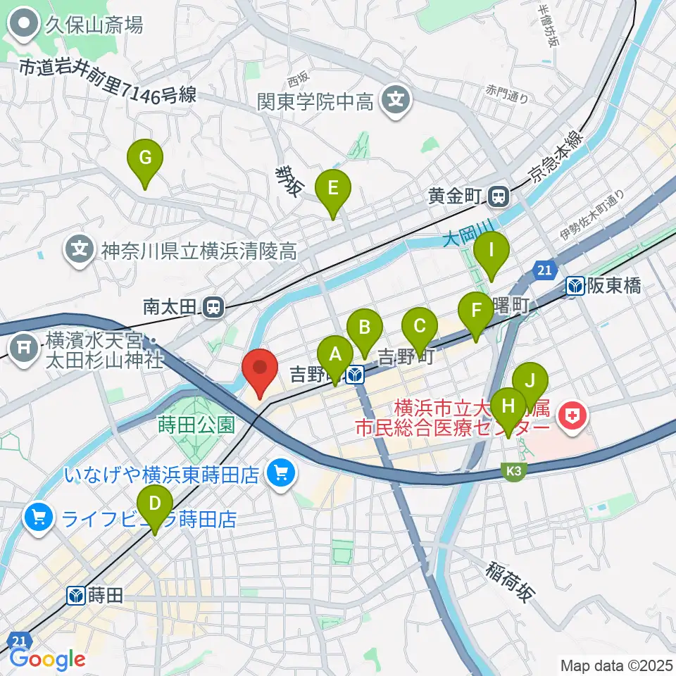 吉野町市民プラザ周辺のホテル一覧地図
