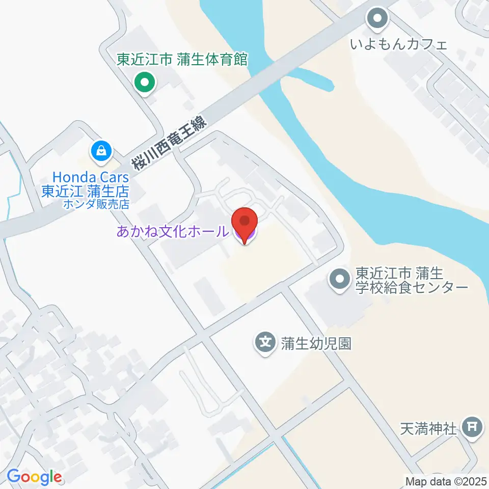 東近江市あかね文化ホール周辺のホテル一覧地図