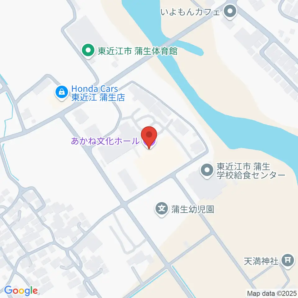 東近江市あかね文化ホール周辺のホテル一覧地図