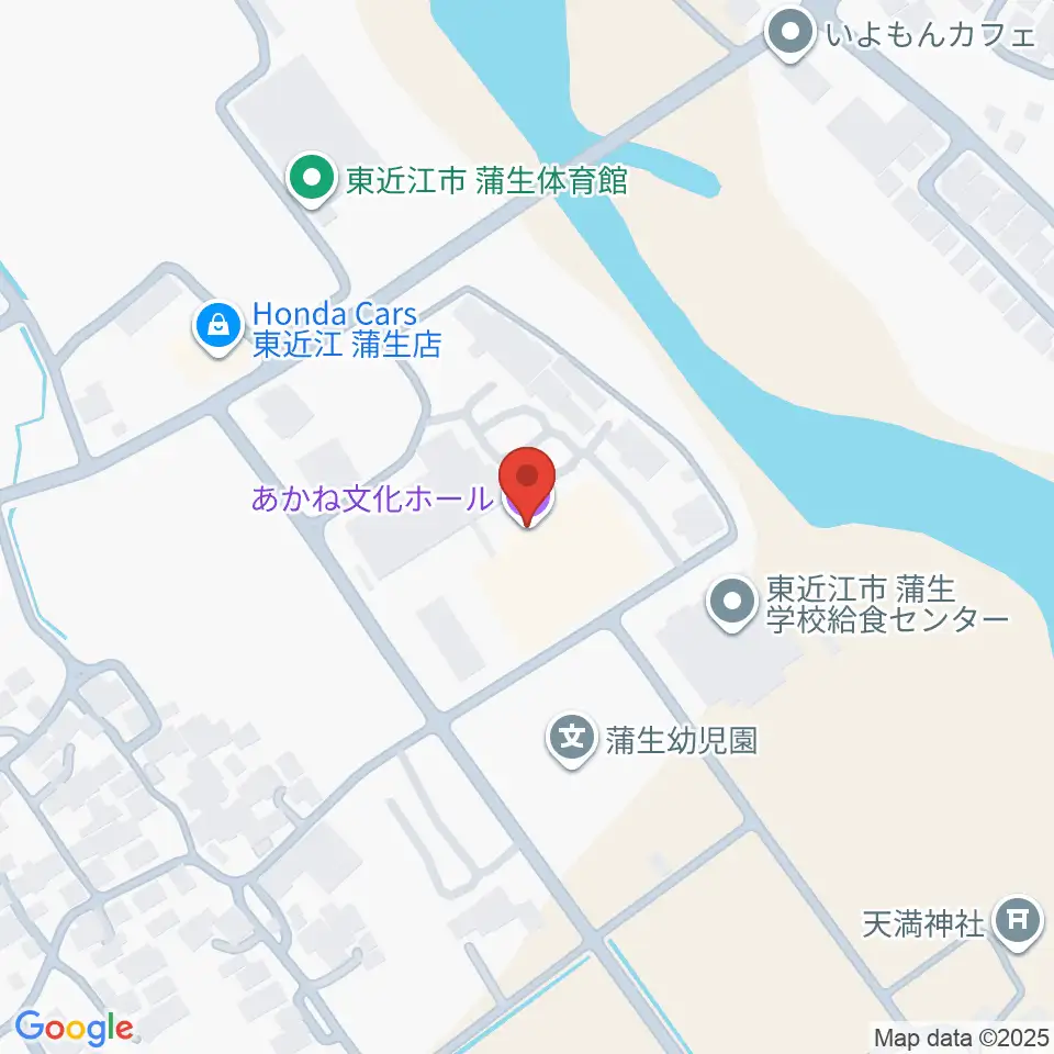 東近江市あかね文化ホール周辺のホテル一覧地図