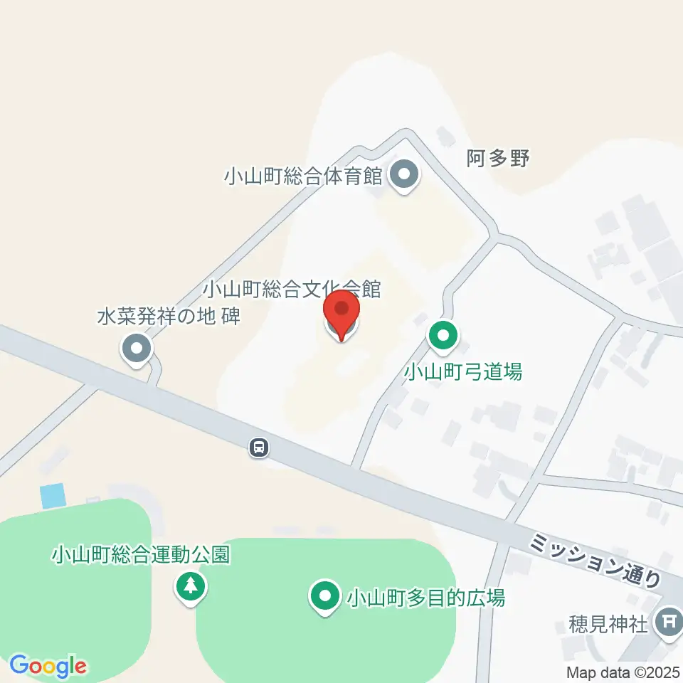 小山町総合文化会館周辺のホテル一覧地図