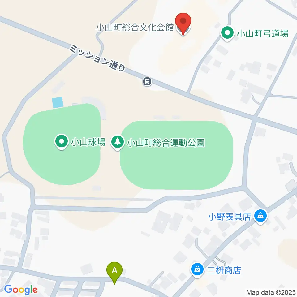 小山町総合文化会館周辺のホテル一覧地図