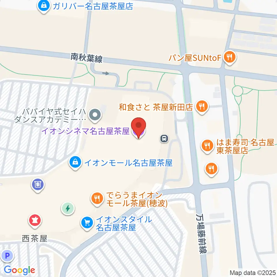 イオンシネマ名古屋茶屋周辺のホテル一覧地図