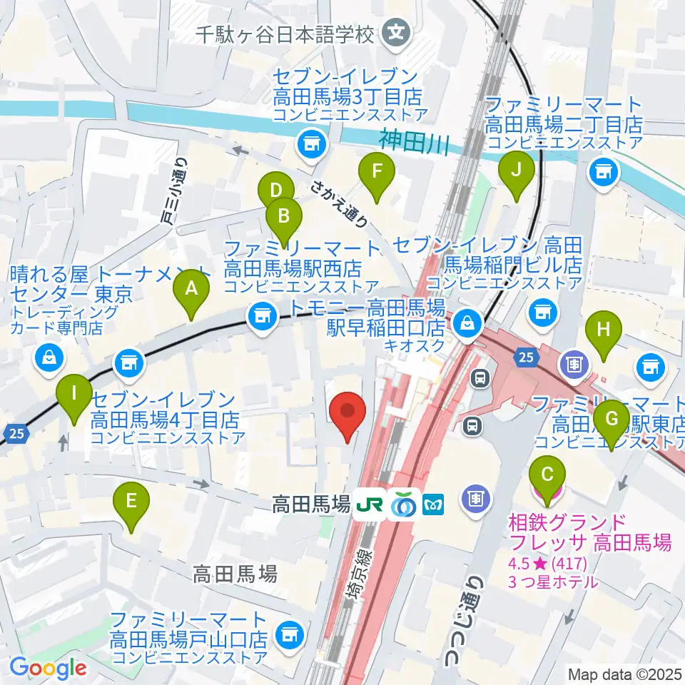 MI TOKYO周辺のホテル一覧地図