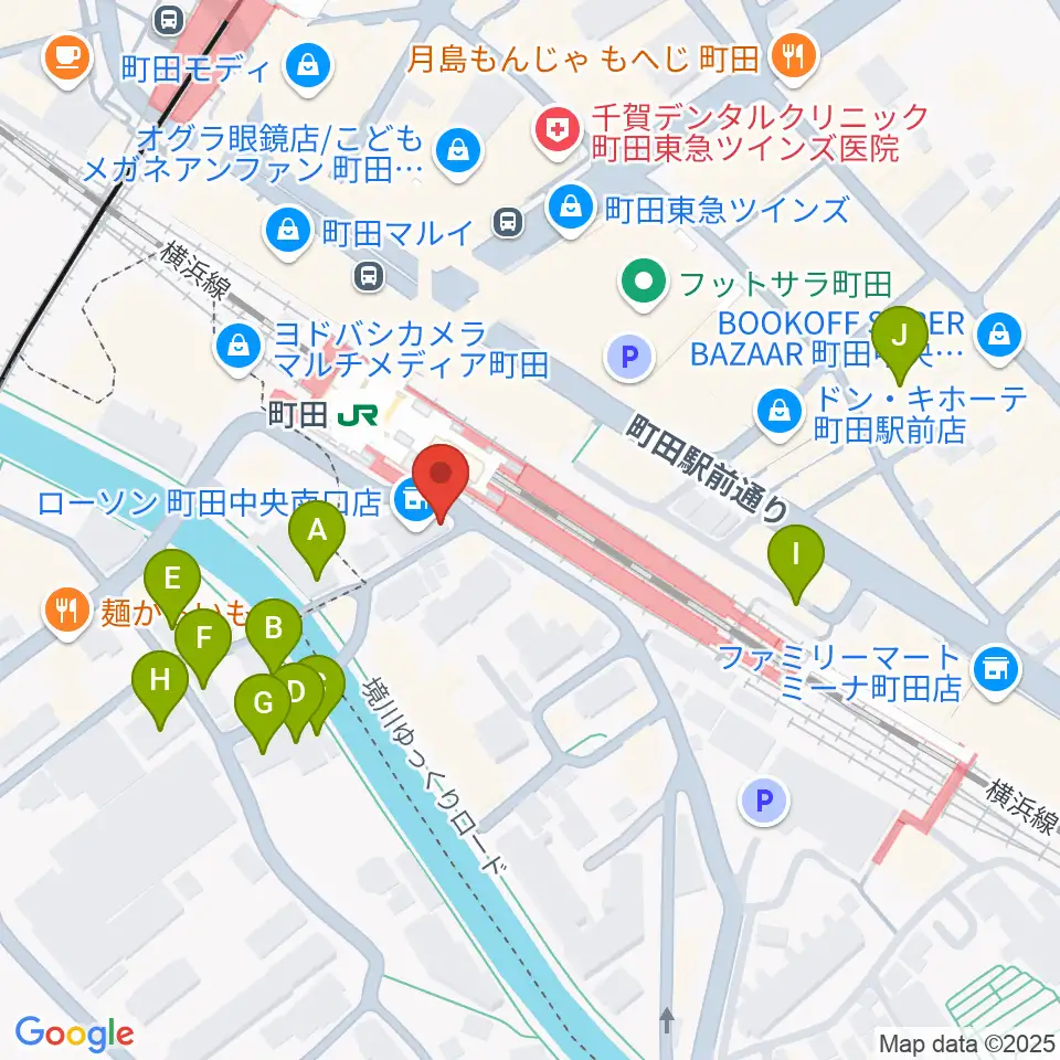 町田クラシックス周辺のホテル一覧地図