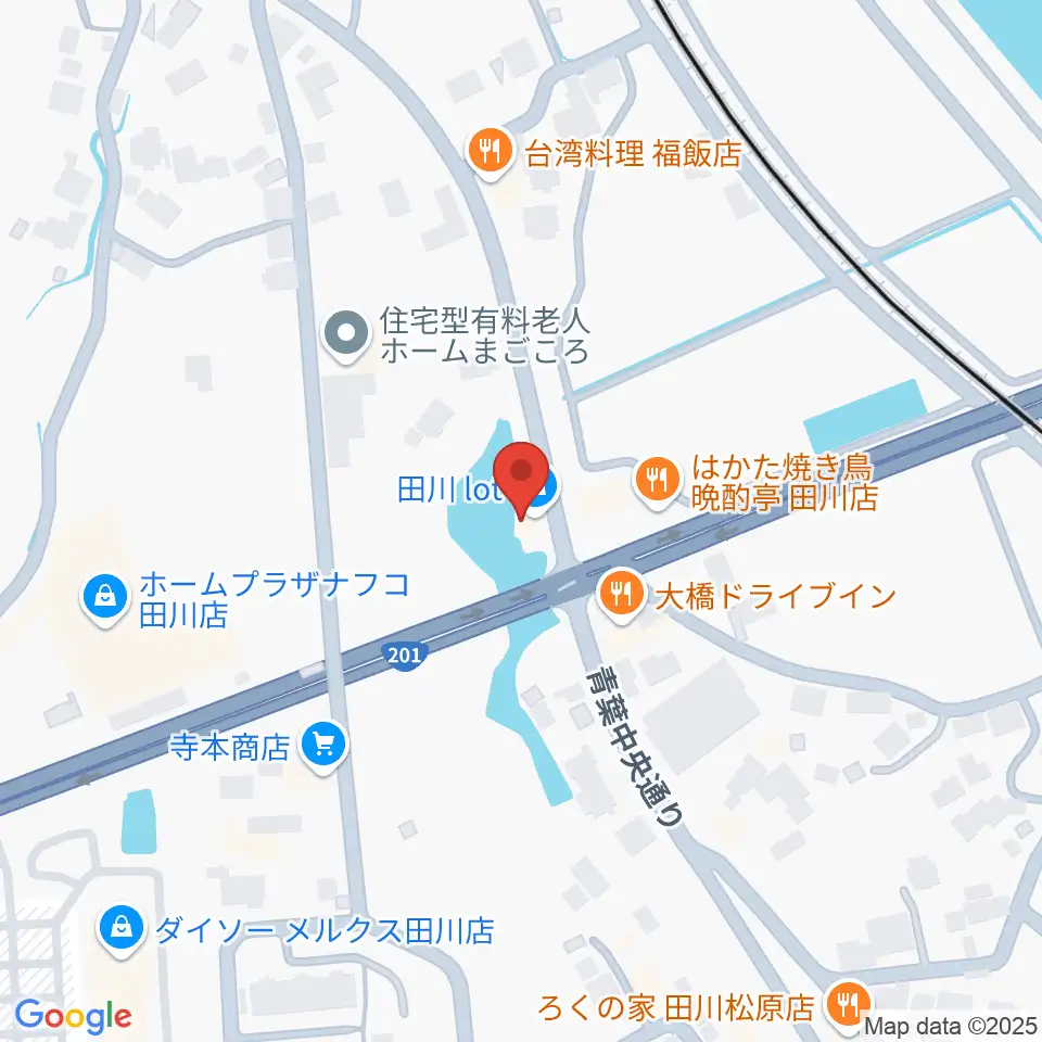 田川LOT周辺のホテル一覧地図