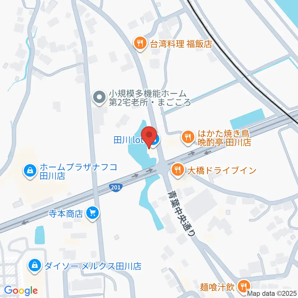 田川LOT周辺のホテル一覧地図