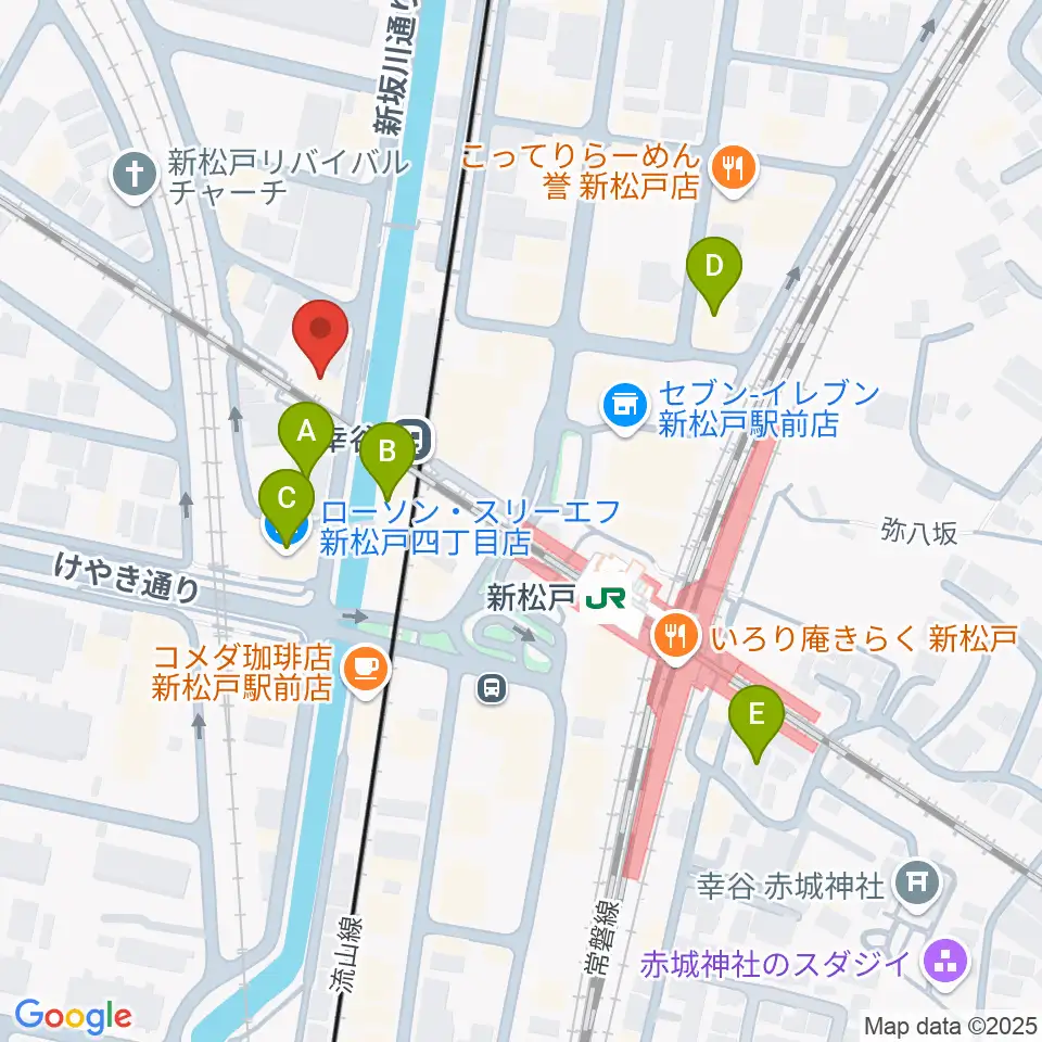 スタジオパックス新松戸店周辺のホテル一覧地図