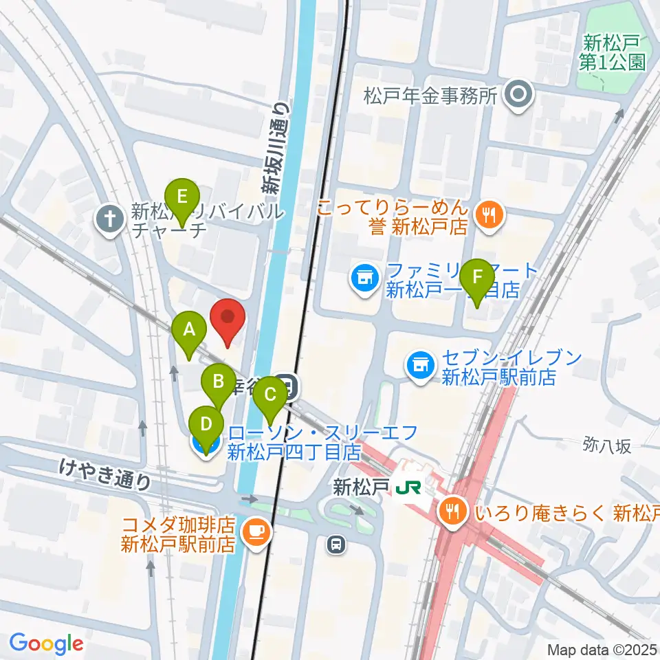 スタジオパックス新松戸店周辺のホテル一覧地図
