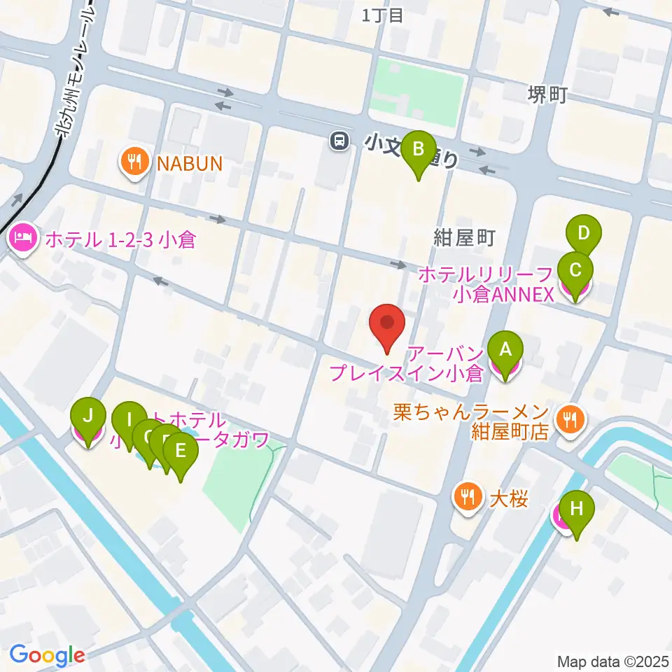 CleveR sound周辺のホテル一覧地図