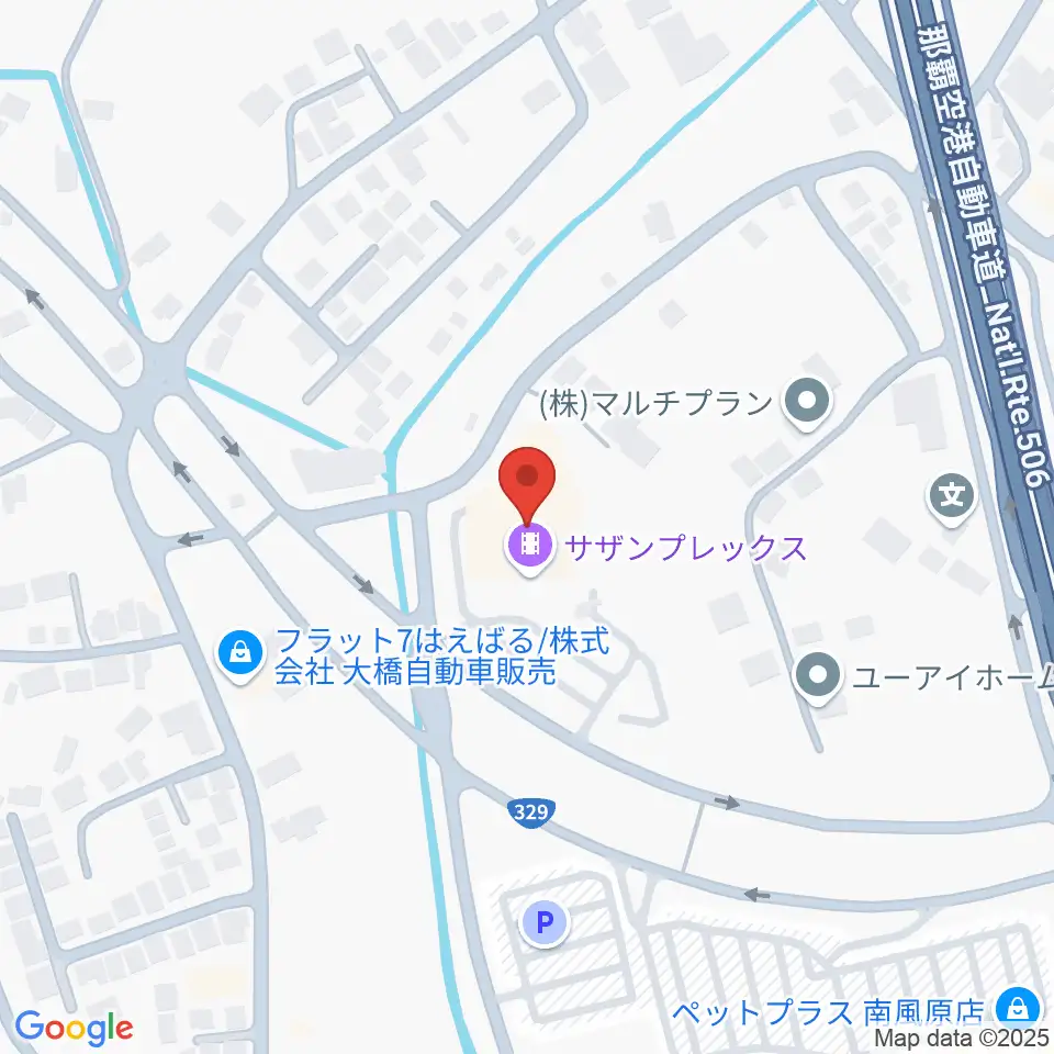 サザンプレックス周辺のホテル一覧地図