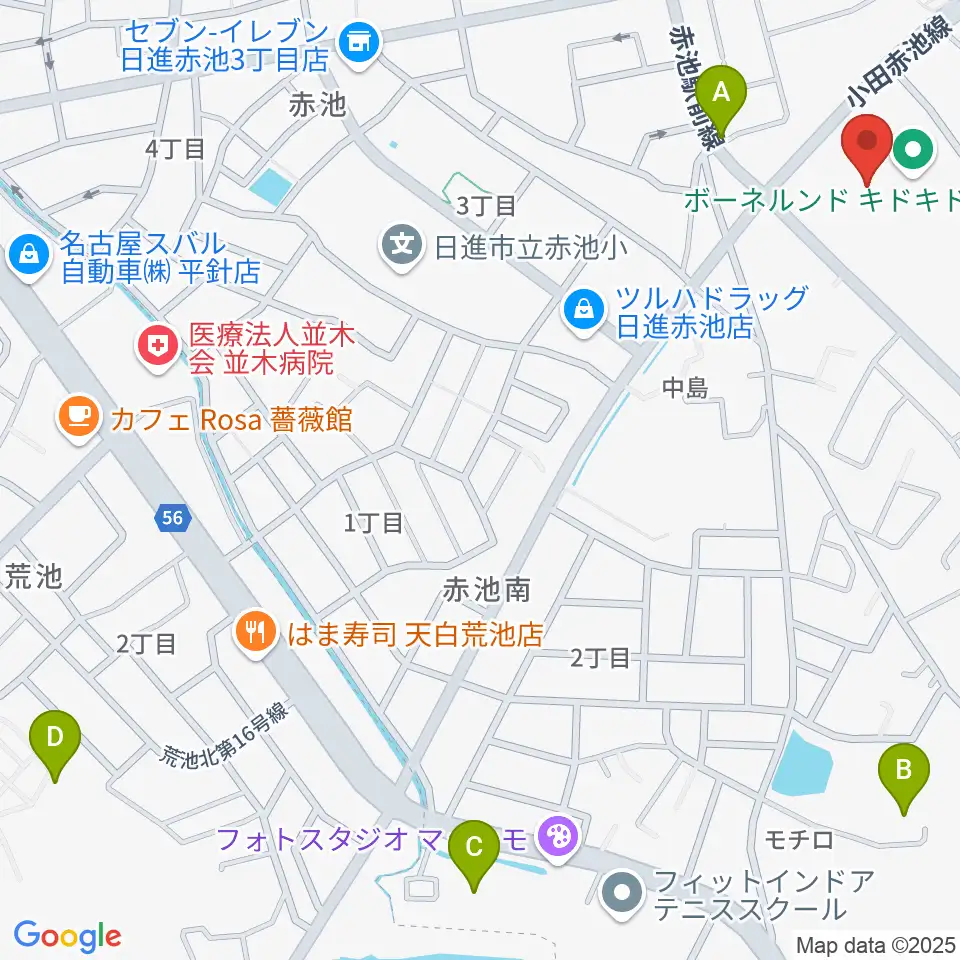 TOHOシネマズ赤池周辺のホテル一覧地図