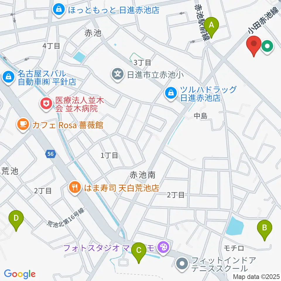 TOHOシネマズ赤池周辺のホテル一覧地図