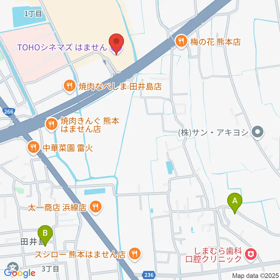 TOHOシネマズはません周辺のホテル一覧地図
