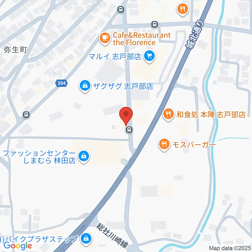 ヨシダミュージック周辺のホテル一覧地図