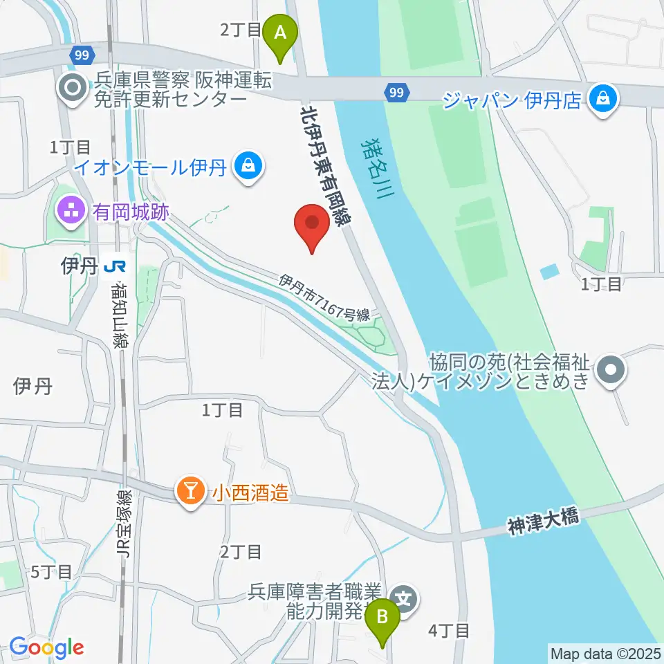 TOHOシネマズ伊丹周辺のホテル一覧地図
