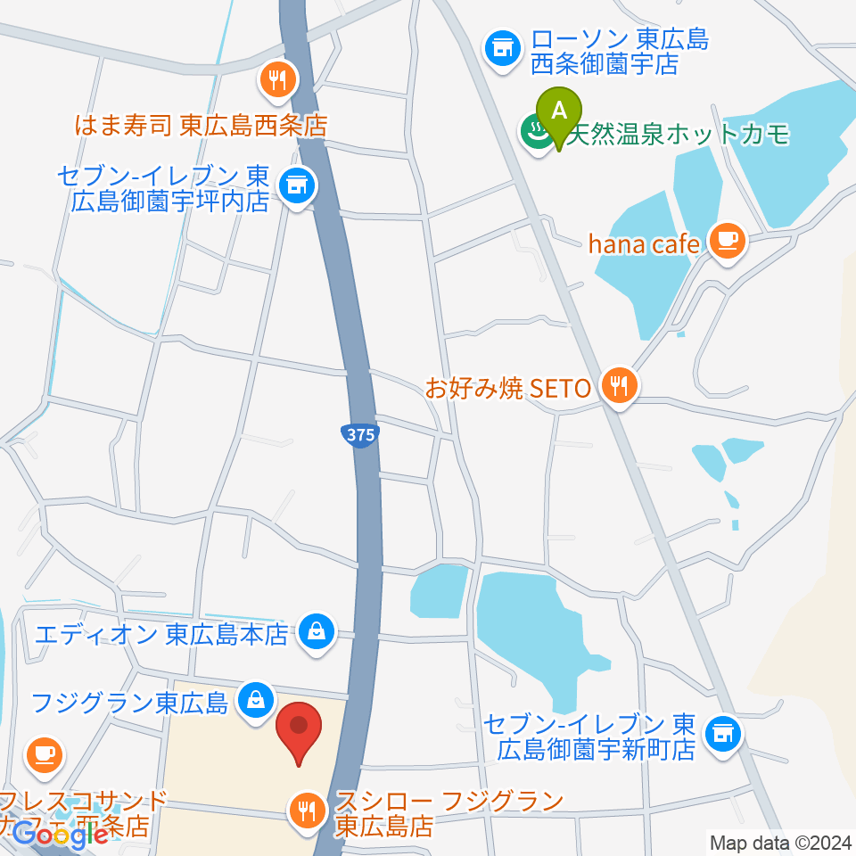 T・ジョイ東広島周辺のホテル一覧地図