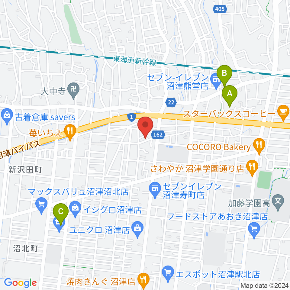 Studio SONICS周辺のホテル一覧地図