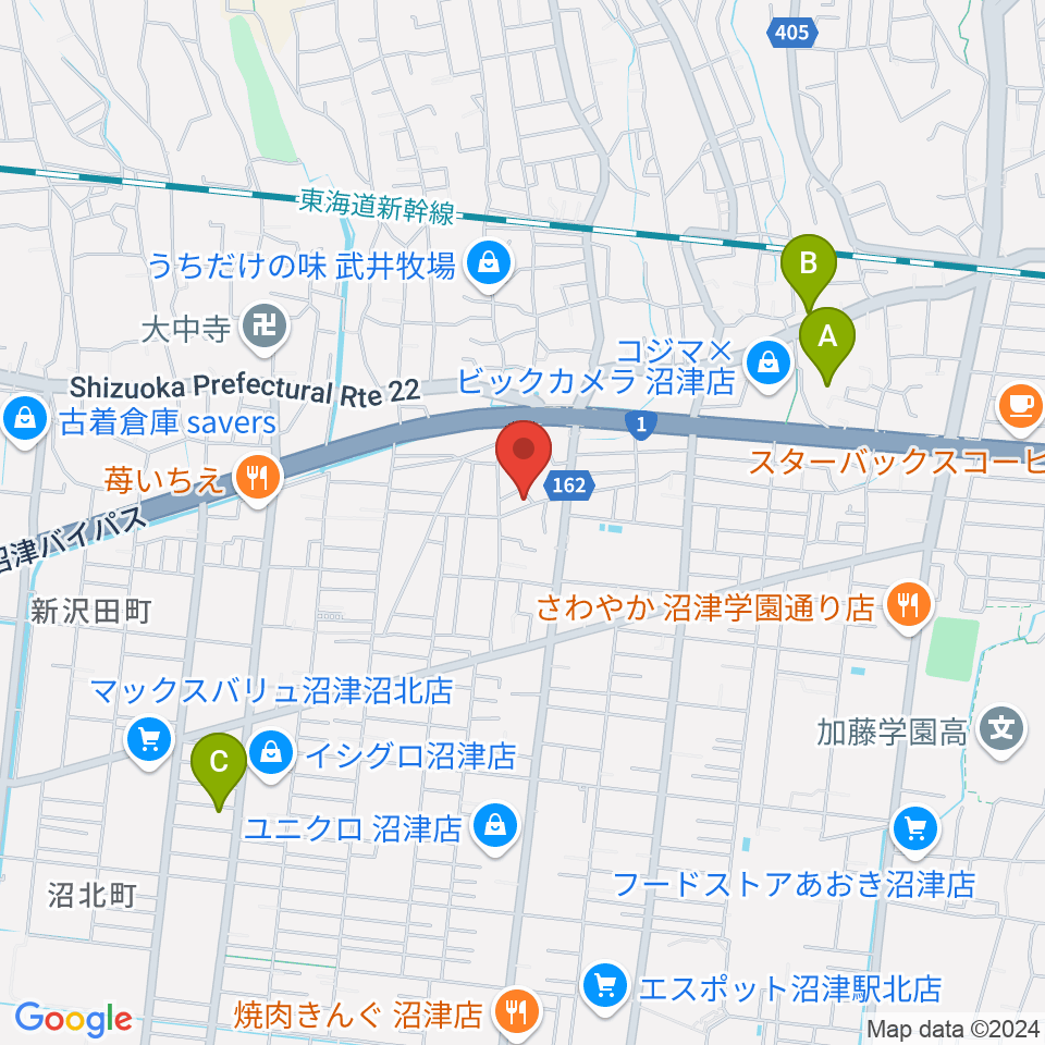 Studio SONICS周辺のホテル一覧地図