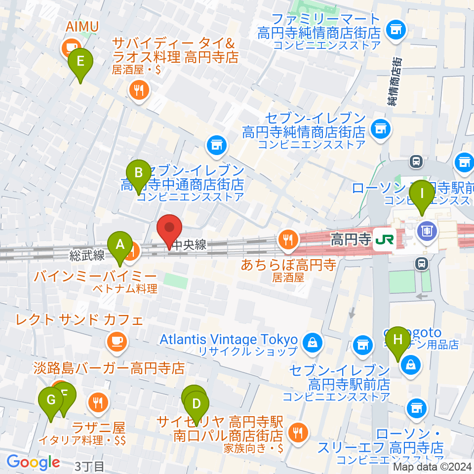 無力無善寺周辺のホテル一覧地図