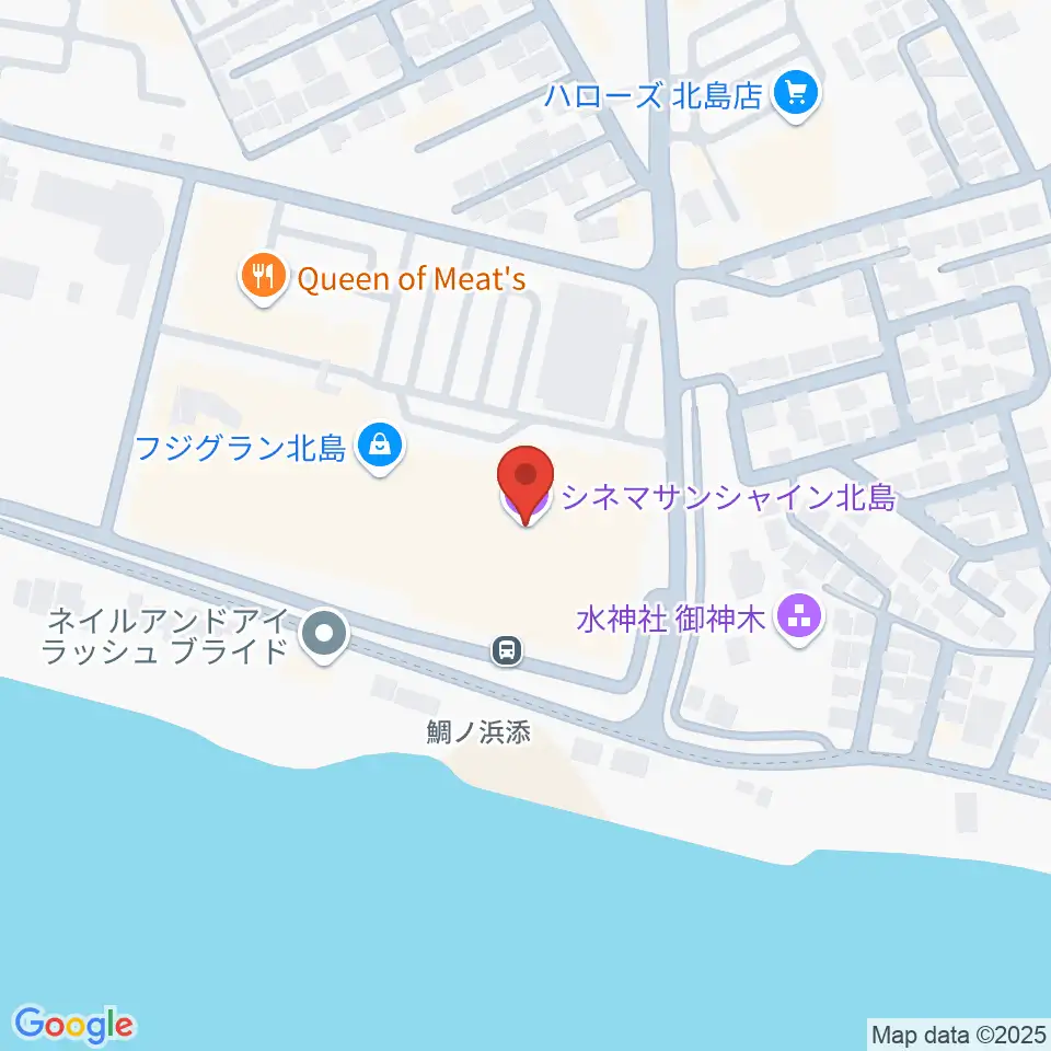シネマサンシャイン北島周辺のホテル一覧地図