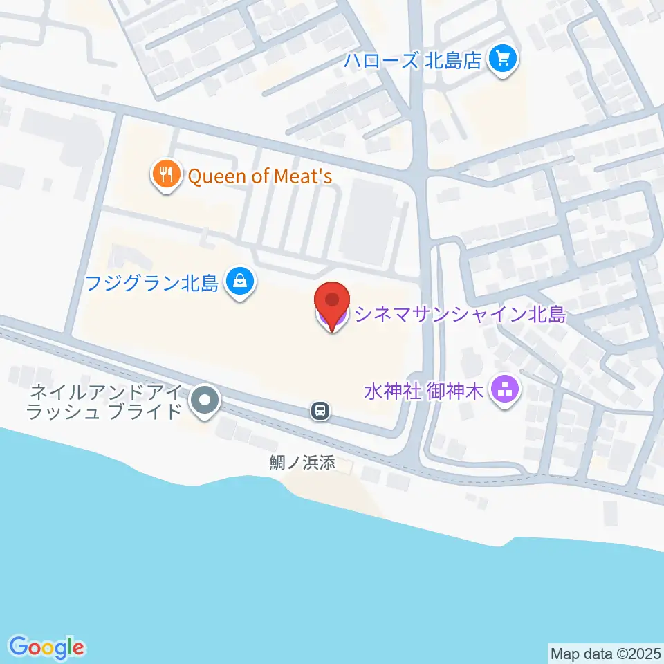 シネマサンシャイン北島周辺のホテル一覧地図